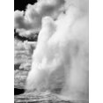 thumbnail image 2 of Adams, Ansel 14x18 Black Ornate Wood Framed with Double Matting Museum Art Print Titled - Old Faithful, Yellowstone National Park, Wyoming, ca. 1941-1942, 2 of 4