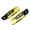 Gold, variant on Rear Passenger Footrests Foot Pegs Pedal Pads For Yamaha YZF R1 R6 R1M R1S