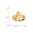 thumbnail image 3 of 14k Polished Claddagh Ring, 3 of 3