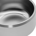 thumbnail image 4 of Ezprogear 64 oz Food Grade Stainless Steel Double Wall Dog Bowl Non-Slip Bottom for Dog, Cat, Pets with Collapsible Travel Dog Bowl (Black), 4 of 9