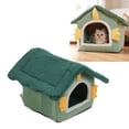 thumbnail image 3 of Plush Pet Bed House, Soft Warm Cat Bed Cave, Cozy Dog House, for Cats, Small Dogs, Hamsters, Rabbits, Raccoons, Skunks, with Easy Assembly & Cleaning, for Indoor and, 3 of 7