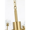 thumbnail image 6 of Elegant Lighting Graham 18-Light Modern Crystal/Iron Pendant in Gold, 6 of 9