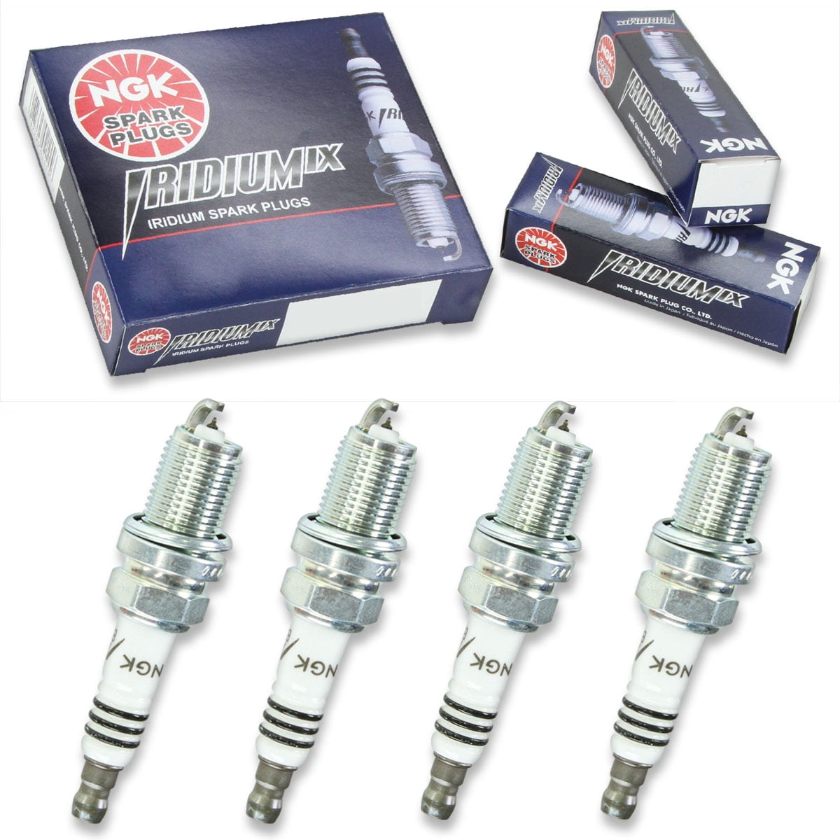 4 pc NGK 5464 Iridium IX Spark Plugs for 0000-18-JE41 1765267 1UN9-18-110 3160 3161 3166 3412 4202 4418 4701 5303 5603 9003 9003S 9600 9652 98079-5514E-HE 999-06910-X9-006 BY481-BKR5E FR8DII33X