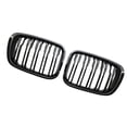 thumbnail image 3 of Riwesomey 1 par de parrillas de coche parachoques delantero parrillas de plástico reemplazo de parrillas de riñón para E46 Automoción decorativa y accesorios No.01, 3 of 8