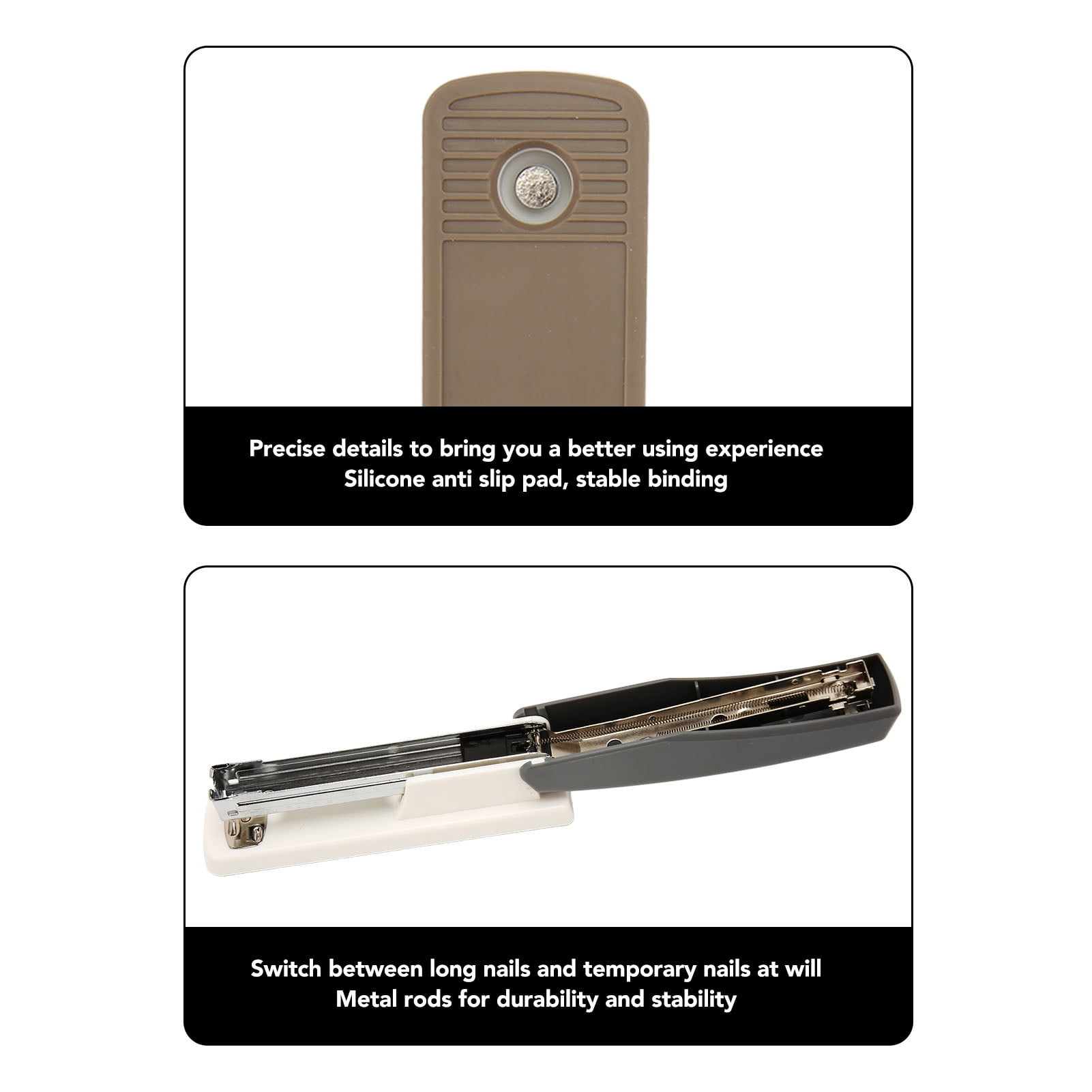 Generic Agrafeuse à Bras Long Capacité 20 Feuille + Une Boîte De