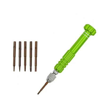 

HOOUDO 5-In-1 Screwdriver Clearance Screwdriver 5 in 1 Precision Torx Screwdriver Cellphone Watch Mixed Tool Kit Aluminium Alloy Screwdriver
