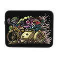 thumbnail image 7 of Three Motorcyclists 17 inch Portable Laptop Sleeve Compatible with MacBook Air Notebook Computer Case for Men Women College School Students, 7 of 7
