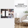 thumbnail image 5 of Cat Playing Dj Switch Cover Decorative Wall Plate 3-Gang 2-Decor 1-Toggle Standard Size, 5 of 5