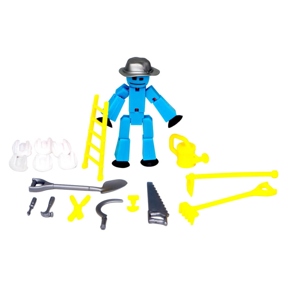 Stikbot Action Pack Series 2- Accessories Set with Solid Color Stikbot