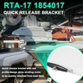 thumbnail image 2 of RTA-17 1854017 Composite Quick Release Bracket Compatible with Minn Kota,Motor Mount Plate fit for Riptide Ulterra, Terrova, PowerDrive, PowerDrive V2 and Deckhand 40 Trolling Motors, 2 of 6