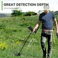 thumbnail image 4 of Metal Detector for All Ages: Waterproof Design for Gold Hunting, Reliable Anti-Interference Technology, Clear LCD Screen, Multiple Modes, IP68 Coiled Head, 4 of 6
