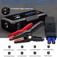 thumbnail image 4 of COSSIFTW 6000A Jump Starter Battery Pack Cold Start 6AWG Strong Booster Jumper Wire EC8 Port for 16.8L Gasoline or up to 14.8L Diesel, Passenger Car Motorcycle ATV UTV Truck Van RV Watercraft Tractor, 4 of 11