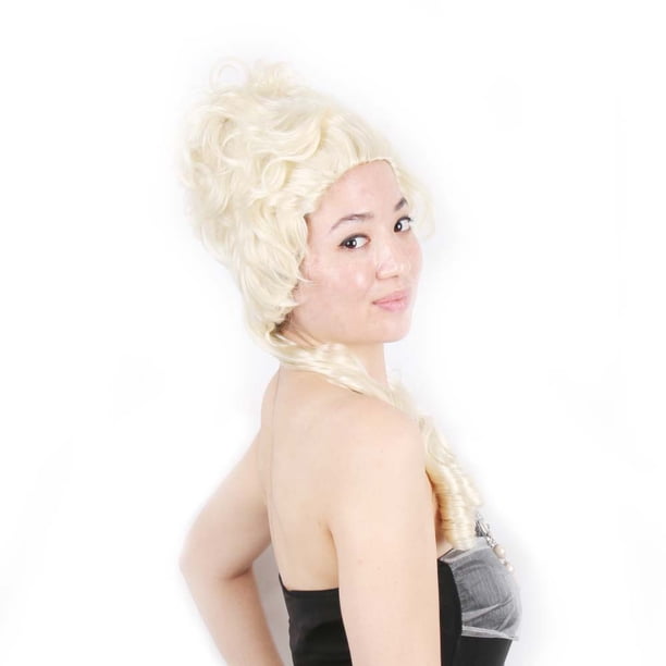 Peluca para cosplay, disfraz de anime de María Antonieta para Halloween