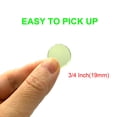 thumbnail image 3 of Fichas de bingo YH Poker de plástico verde de 1000 unidades, discos de 1,9 cm, 3 of 6