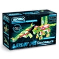 thumbnail image 5 of Collections Etc 3-in-1 LED Lights Dinosaur Toy Interlocking Brick Set, 5 of 6
