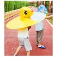 thumbnail image 4 of Imperméable Jaune Mignon pour Enfants Duck Réutilisable Parapluie Mains Libres, S, Rose, 4 of 8