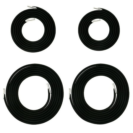 

4 Pcs/set Elastic Ropes Stretch Strings Folding Lounge Chair Tie Down Stretch Latex Cords Black