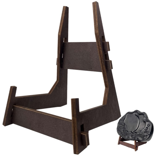 WEUVEB Tabletop Picture Frame Stand Black Photo Display for Office 1Pack