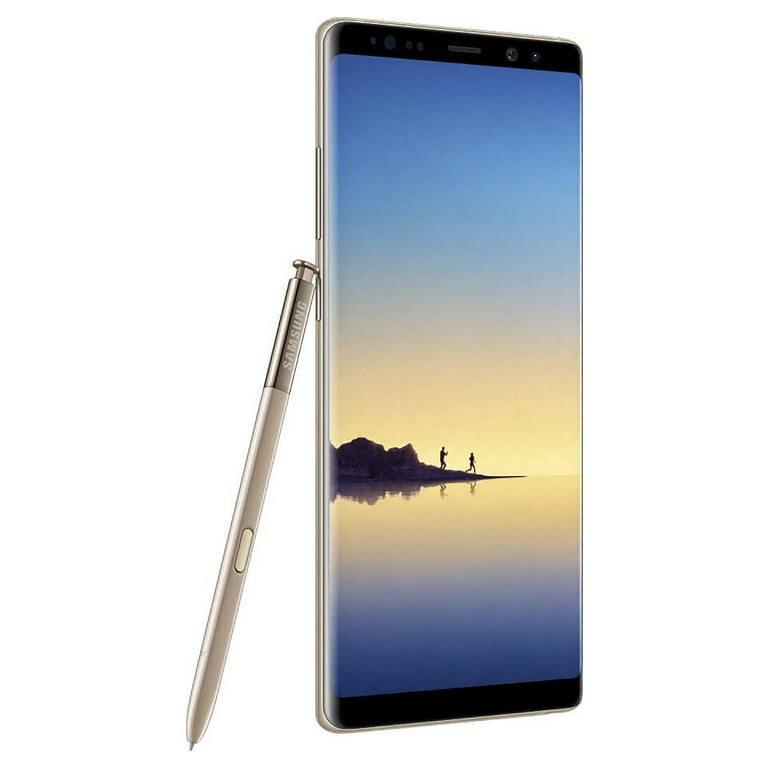 Samsung Galaxy Note8 64GB Unlocked GSM LTE Android Phone w/ Dual 12  Megapixel Camera - Maple Gold