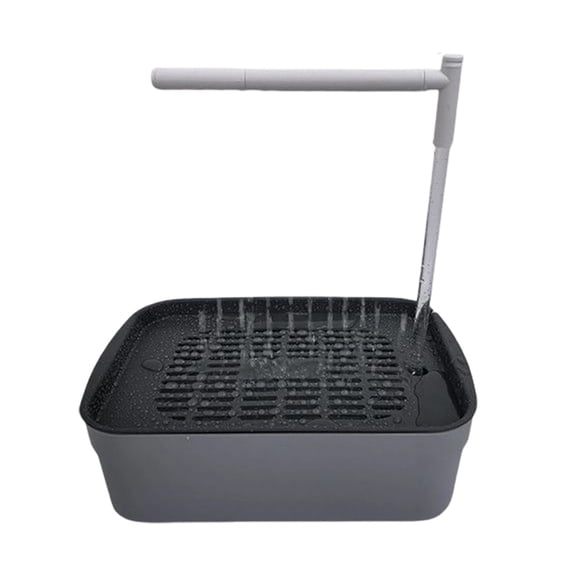FTsdfkl Automatic Bird Bath for Cage Indoor Parrot Bath with Shower Water Circulated Controller Bird Cage Accessory for Parakeets Cockatiel African Grey Lovebird(9"L*6.1"W*2.6"H)