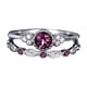 thumbnail image 1 of Anillo de acero inoxidable con diamante incrustado para drenaje metabólico, 1 of 2