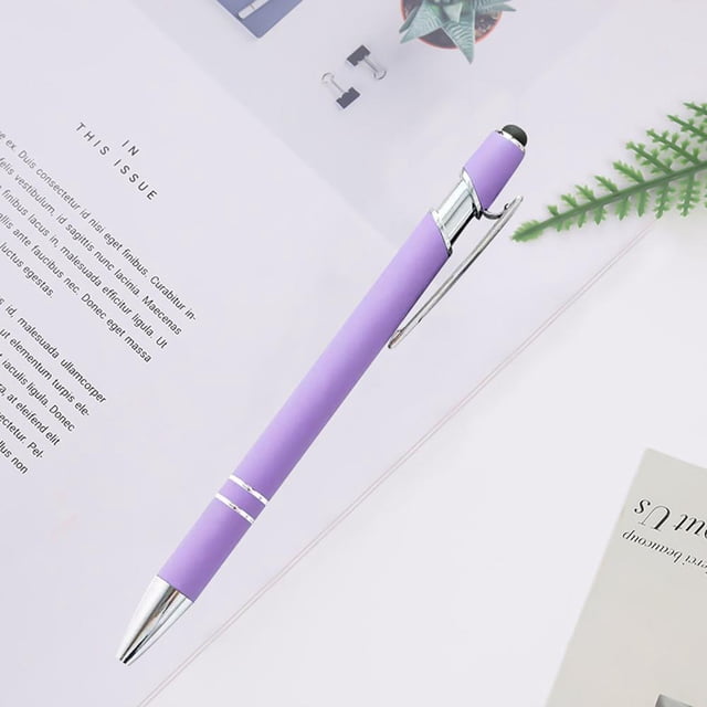 Feltree Aluminum Rod Pen Spray Adhesive Click Pen -use Screen Business Student Writing Pen 5pc 10ml