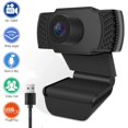 thumbnail image 1 of 1080P HD Webcam with Microphones, Live Streaming Widescreen Webcam with USB Plug and Play Web Camera for PC Laptop Desktop, 1 of 7