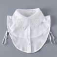 thumbnail image 4 of Womens Tops White Detachable Half Shirts Business Two Shirt Formal Shirts for Women Colla Shirt Attachment Small Half Turtleneck Half Shirts for Layering Button up Half Womens Dress Shirt Button up, 4 of 6
