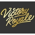 thumbnail image 2 of Men's Fortnite Victory Royale Gold Script Sweatshirt Charcoal Heather Medium, 2 of 4