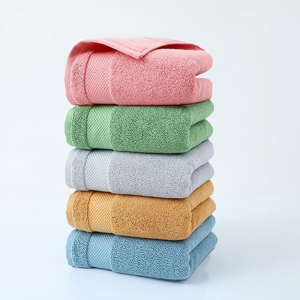 5 Pcs Bath Towels Set For Bathroom Thick Soft Absorbent Towel Set Of 5 Household Wash Face Gift Towel