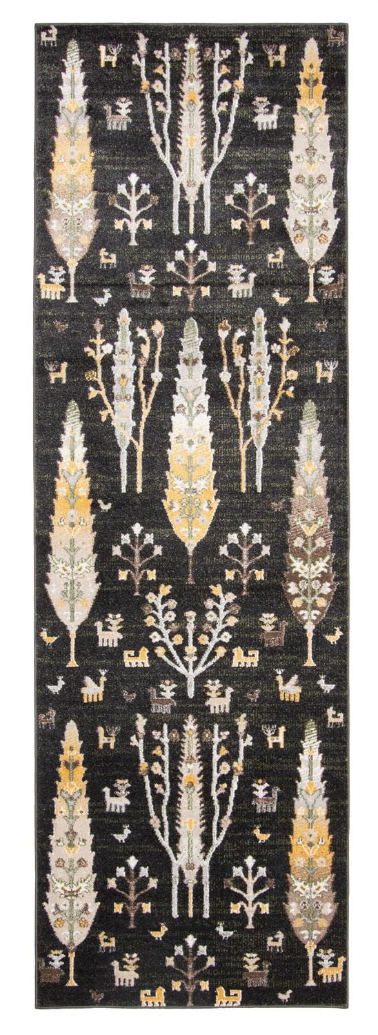 ECARPET Washable Boho Chic Area Rug for Bedroom, Living Room, Kids Nursery
