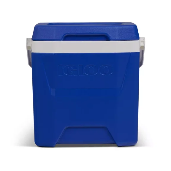 18 Cans/12qt Hard-Sided Coolers - Majestic Blue: Polyethylene, Odor & Stain Resistant