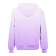 thumbnail image 5 of Inleife Fleece Jacket Women Casual Printed Zippered Jackets Women's Long Sleeved Hooded Sweater Jacket Top, 5 of 6