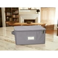 thumbnail image 4 of Covermates Keepsakes Dish Storage Box - Stackable, Reinforced Handles, China Storage, Graphite, 4 of 7