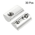 thumbnail image 2 of Uxcell M5 Roll in Spring T-nut with Ball for 3030 Series Rail with 8mm Slot 30 Pack, 2 of 4