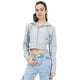 thumbnail image 1 of SUDADERA PARA MUJER QUARRY CORTA CON CAPUCHA Y CIERRE, 1 of 4