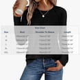 thumbnail image 2 of MexChoioe Womens Long Sleeve Tops Basic Tees Summer Outfits Early Fall Fashion Tunic Dressy Casual Blouses Trendy Sweatshirt for Women, 2 of 7