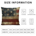 thumbnail image 6 of Acheng  Independence Day American Flag Pillow Covers 4th of July Patriotic Star Stripes Throw Pillow Case Truck God Bless America Decorative Pillow Case Cushion Cover for Home,Set of 2 White, 6 of 6
