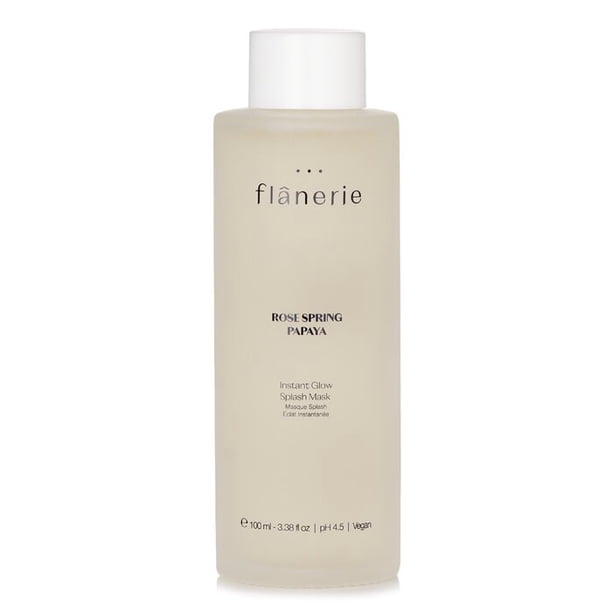 Máscara facial Flanerie Instant Glow Splash Mask Vegan