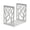 White, variant on 1 Pair 4.7x3.5x6.8 Inch Book Ends Tree Design Modern Bookends for Shelves - Non-Skid Book Holder Heavy Duty Metal, Decorative Book Stopper for Home Office & Bookshelf