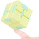 thumbnail image 2 of Vogacara Cubo portátil de plástico de juguete de alivio sensorial de juguete para niños adultos Juguetes Amarillo Vogacara FN000530-04, 2 of 6