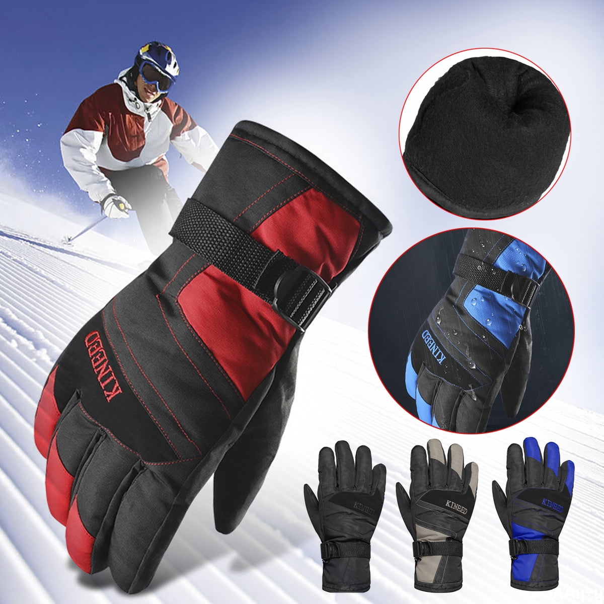 ladies thermal waterproof gloves