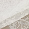 thumbnail image 5 of SELONE Wedding Dresses for Bride Wedding Guest Floral Lace Slip Mermaid Bell Sleeve V Neck Flared Sleeves Anti Wedding Gift for Wedding Guest Evening Party Graduation Birthday Party Tea Party White L, 5 of 9