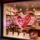 thumbnail image 3 of Cortina de luces LED en forma de corazón con ventosas, 3 unidades, 520 luces, ideal para San Valentín, fiestas de compromiso, bodas y decoración de habitaciones (rosa) JASKFLY, 3 of 9