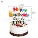 thumbnail image 1 of Suministros de fiesta de cumpleaños de panda blanco, cubiertos desechables, platos de papel, vasos de papel, toallas, mantel, globos, nuevo, 1 of 4