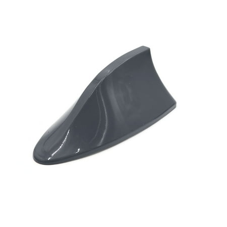 Gray Replacement Antenna - Gray Plastic Shark Fin Shape AM FM Radio Signal Antenna Aerial for Car SUV
