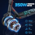 SANOPY 350 Electric Scooter for Adults, Top 15.5 MPH & 15 Miles Range