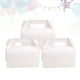 thumbnail image 4 of 24 piezas de envoltura de turrón en bolsas de dulces de papel con ventana transparente Caja de regalo de bricolaje Suministros de fiesta para galletas Pastelería Caramelo (blanco), 4 of 5