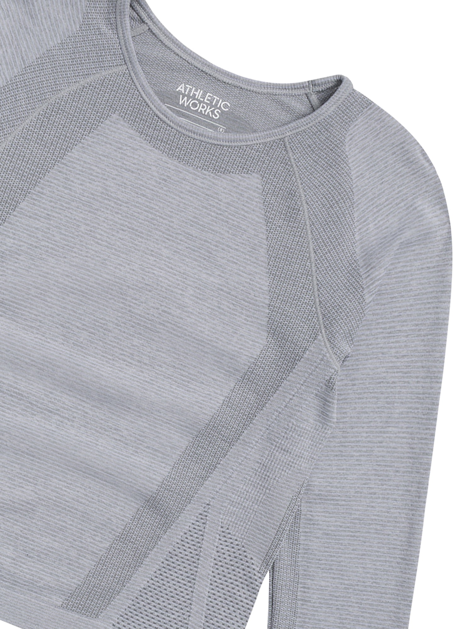 Athletic Works Girl's Active Long Sleeve Seamless Tee, Sizes 4-18