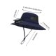 thumbnail image 3 of Sombrero de ventilador solar recargable | Gorra de protección solar impermeable de ala ancha | Cubrecuello ajustable de secado rápido | Senderismo al aire libre, pesca, jardinería | 3 velocidades de, 3 of 6